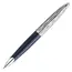 WATERMAN Carene Deluxe Special Edition Ballpoint Pen Blue Chrome Trim