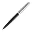 WATERMAN Hemisphere Essential Ballpoint Pen Matte Stainless Steel and Black Barrel Chrome Trim