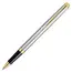 WATERMAN Hemisphere Rollerball Pen Stainless Steel Gold Trim