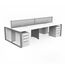 Workstation 4-Person - White 290cm, 2 image