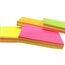 Memo Paper, Neon Lined Sticky Note, (75x75mm), 100 Sheets/pads, 5 Colors, 12 PC/Pack, 2 image