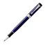 PARKER Duofold Fine Rollerball Pen Classic Blue and Black Chrome Trim Black Ink, 2 image