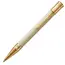 PARKER Duofold Medium Ballpoint Pen Classic Ivory Gold Trim Black Ink, 2 image