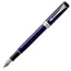 PARKER Duofold Medium Fountain Pen Classic Blue and Black Chrome Trim, 2 image