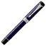 PARKER Duofold Medium Fountain Pen Classic Blue and Black Chrome Trim, 3 image