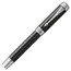 PARKER Duofold Prestige Fine Rollerball Pen Black Chevron Chrome Trim Black Ink, 3 image