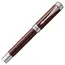 PARKER Duofold Prestige Fine Rollerball Pen Burgundy Chevron Chrome Trim Black Ink, 3 image