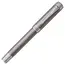 PARKER Duofold Prestige Fine Rollerball Pen Ruthenium Chiselled Chrome Trim Black Ink, 3 image