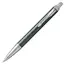 PARKER IM Premium Medium Ballpoint Pen Dark Green Chrome Trim Blue Ink, 2 image