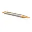 PARKER IM Premium Medium Ballpoint Pen Warm Grey Gold Trim Blue Ink, 2 image