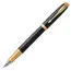 PARKER IM Premium Medium Fountain Pen Black Gold Trim, 2 image