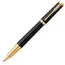 PARKER Ingenuity Fine Rollerball Pen Black Gold Trim Black Ink, 2 image