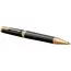 ​PARKER Ingenuity Medium Ballpoint Pen Black Gold Trim Black Ink​, 2 image