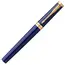 PARKER Ingenuity Medium Fountain Pen Dark Blue Gold Trim Black Ink, 3 image