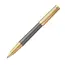 PARKER Ingenuity Pioneers Fine Rollerball Pen Grey Arrow Gold Trim Black Ink, 2 image