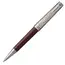 PARKER Premier Medium Ballpoint Pen Custom Crimson Red Silver Trim Black Ink, 2 image