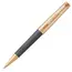 PARKER Premier Medium Ballpoint Pen Custom Storm Grey Gold Trim Black Ink, 2 image