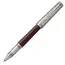 PARKER Premier Rollerball Pen Custom Crimson Red Silver Trim Black Ink, 2 image