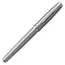PARKER Sonnet Essential Fine Rollerball Pen Sandblasted Stainless Steel Chrome Trim Black Ink, 3 image