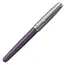 PARKER Sonnet Essential Fine Rollerball Pen Metal and Violet Lacquer Palladium Trim Black Ink, 3 image