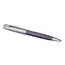 PARKER Sonnet Essential Medium Ballpoint Pen Metal and Violet Lacquer Palladium Trim Black Ink, 2 image