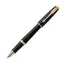 PARKER Urban Medium Fountain Pen Muted Black Gold Trim, 2 image