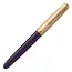 PARKER 51 Premium Medium 18K Gold Nib Fountain Pen Plum Gold Trim, 3 image