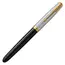 PARKER 51 Premium Medium Fountain Pen Black Gold Trim, 3 image