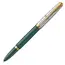 PARKER 51 Premium Medium Fountain Pen Forest Green Gold Trim, 2 image