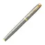 PARKER IM Medium Fountain Pen Brushed Metal Gold Trim, 3 image