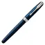 PARKER Sonnet Fine Rollerball Pen Blue Lacquer Palladium Trim Black Ink, 3 image