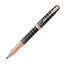 PARKER Sonnet Fine Rollerball Pen Brown Rubber Rose Gold Trim Black Ink, 2 image
