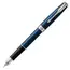 PARKER Sonnet Medium Fountain Pen Blue Lacquer Palladium Trim, 2 image