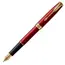 PARKER Sonnet Medium Fountain Pen Red Lacquer Gold Trim, 2 image