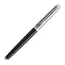 WATERMAN Hemisphere Essential Rollerball Pen Matte Stainless Steel and Black Barrel Chrome Trim, 2 image