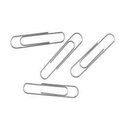 مشابك، مشبك ورق 233، 30 مم، مطلي نيكل، 100 حبة/ علبة