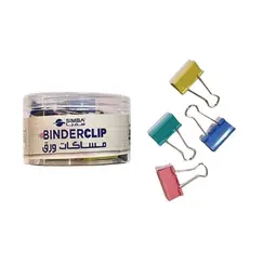 Box of Colors Metal Paper Clips 32mm 24 Pieces