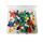 Clips, Push Pin, Metal/Plastic, Assorted Color, 100 PC/Pack