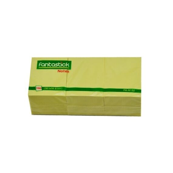Sticky Note Fantastick (38.1x50.8mm) Yellow 12 PC/Pack