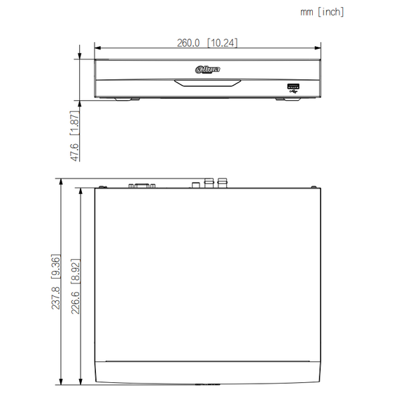 8MP Dahua HDCVI XVR 4 Channels DVR 4K 1HDD