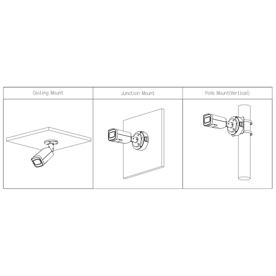 8MP Dahua Network Camera Outdoor IR80m FL3.6mm