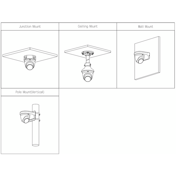 8MP Dahua Network Camera Indoor IR30m FL3.6mm